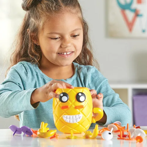 Vista 7 de Learning Resources Big Feelings Pineapple Deluxe Set - Juguetes de motricidad fina, herramientas de regulación de habilidades socioemocionales
