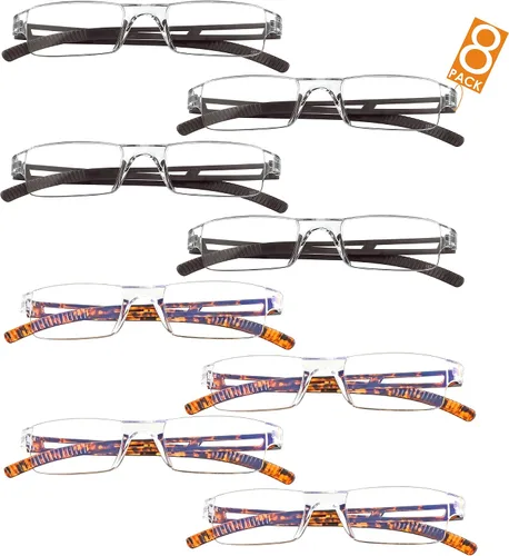 Vista 21 de LifeArt Lentes de bloqueo de luz azul, antifatiga ocular, anteojos de lectura para computadora, anteojos de juegos, gafas de TV para mujeres