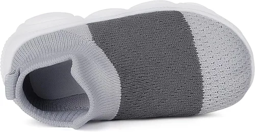 Vista 129 de Zapatos de bebé Pantuflas para niños pequeños, calcetines para niños y niñas, suela antideslizante