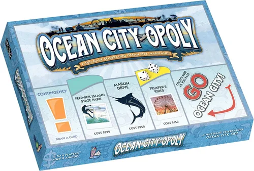 Vista 7 de Late For The Sky Ocean City-Opoly, Maryland Vacation Destination Juego