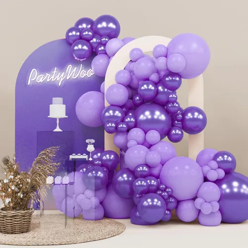 Vista 26 de PartyWoo - Globos nude de 140 piezas en diferentes tamaños de 18, 12, 10, 5 pulgadas, kit de arco de globos de color neutro y melocotón estilo boho