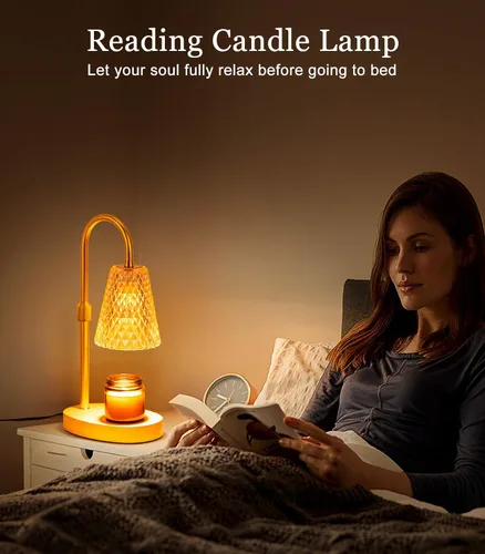 Vista 6 de Lámpara Calentadora de Velas con Temporizador Eléctrico - Calentador de Lámpara de Velas, Regalos del Día de la Madre para Mamá y Mujeres, Regalos