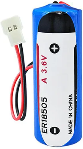 Vista 5 de WEIMAA - Paquete de 10 baterías de litio ER18505 de 3.6 V 4000 mAh tamaño A batería de litio primaria con conector 2.0 10 Pack