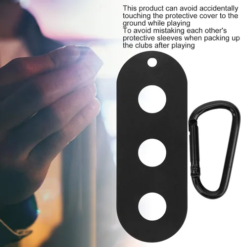 Vista 6 de Soporte protector para juntas de taco, clip de abrazadera para proteger la cartelera, palo de billar, accesorio de protección de mesa de aleación