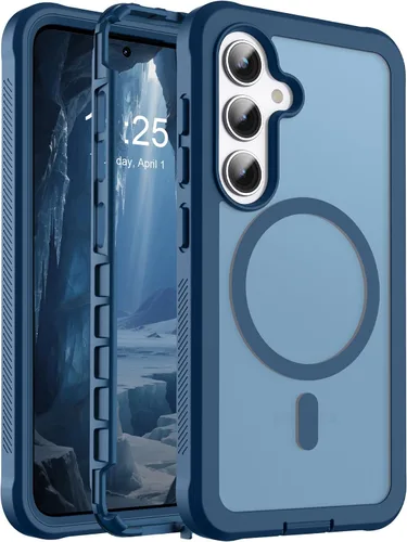 Vista 12 de jaroco - Funda magnética compatible con MagSafe para iPhone 11 de 6.1 pulgadas; protección de grado militar contra caídas, de doble capa