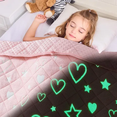 Vista 20 de yescool Manta de regazo con peso de 2 libras, manta de regazo pequeña, manta de regazo con peso, manta de regazo con calefacción de enfriamiento