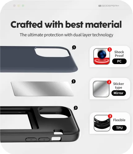 Vista 4 de GOOSPERY Parachoques magnético para puerta compatible con iPhone 12 Mini, tarjetero tipo cartera, fácil imán de cierre automático, protección