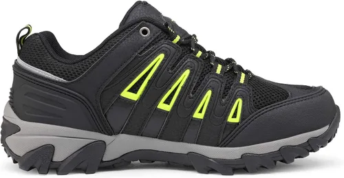 Vista 2 de NORTIV 8 Zapatos de senderismo impermeables para hombre, caña baja, ligeros, para senderismo, campamento, senderismo, senderismo, senderismo
