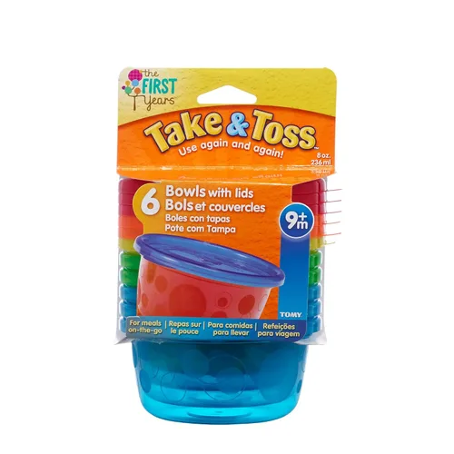 Vista 2 de Cuencos para niños pequeños Take Toss con tapa
