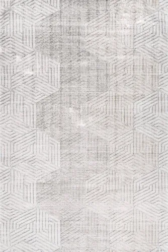 Vista 5 de nuLOOM Adeline - Alfombra hexagonal moderna lavable a máquina, 4 x 6, color beige Adeline Beige