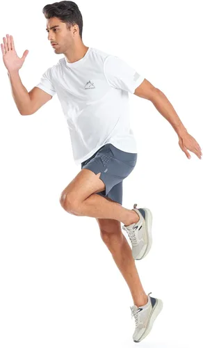 Vista 6 de NORTHYARD Pantalones cortos de gimnasio para correr con entrepierna de 5 pulgadas para hombre, pantalones cortos deportivos de secado rápido