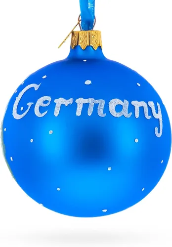Vista 2 de Berlín, Alemania Bola de Vidrio Adorno de Navidad 3,25 Pulgadas