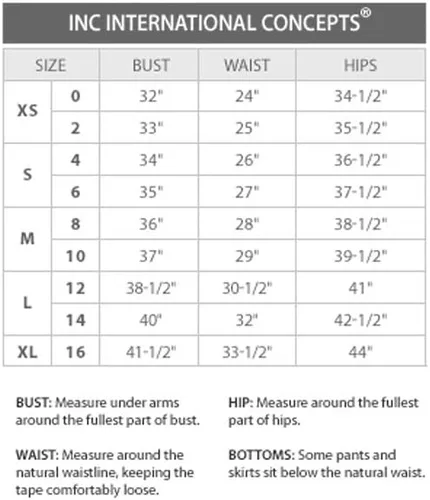 Vista 2 de I-N-C Leggings casuales con cremallera lateral para mujer
