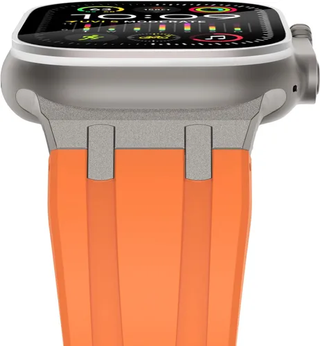 Vista 22 de NewWays AP - Correa de lujo para Apple Watch Ultra de 1.929 in 1.811 in 1.772 in 1.732 in 1.654 in 1.614 in 1.575 in 1.496 in para hombres