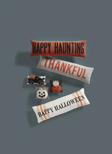 Vista 4 de Mud Pie Mini almohada de gancho de Halloween, 1 unidad (paquete de 1), camión
