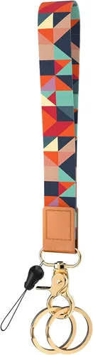 Vista 24 de Llavero de pulsera para mujeres y hombres, soporte para llavero, cordón de muñeca para llaves Animal