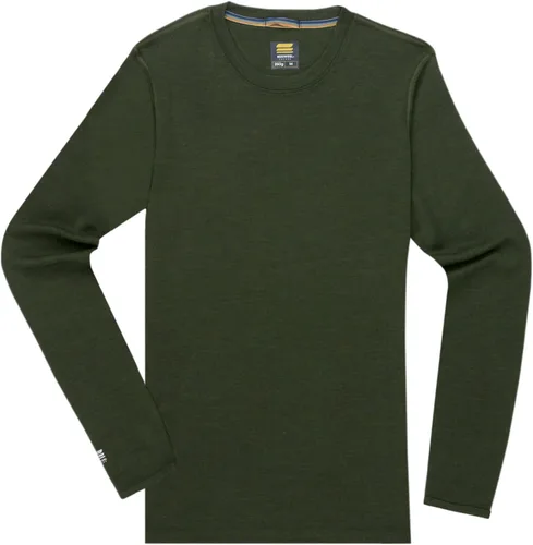 Vista 3 de MERIWOOL - Camisa térmica de manga larga para hombre, 100% lana merino