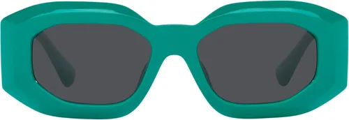 Vista 2 de Versace Gafas de sol para hombre marco verde lentes gris oscuro 2087in