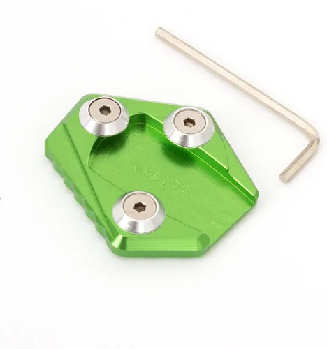 Vista 12 de Krace Soporte lateral para motocicleta, placa de ampliación de pie lateral, almohadilla de extensión para Yamaha YZF R1 2009-2016