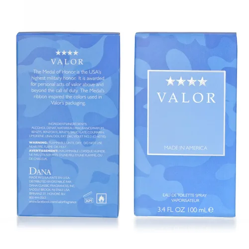 Vista 4 de Valor by Dana Eau De Toilette Spray para hombre de 3.4 oz