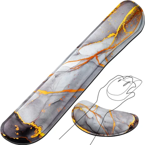 Vista 40 de Gimars Reposamuñecas para mouse, soporte de muñeca Pop It Fidget para aliviar la presión del mouse, almohadilla ergonómica de espuma viscoelástica