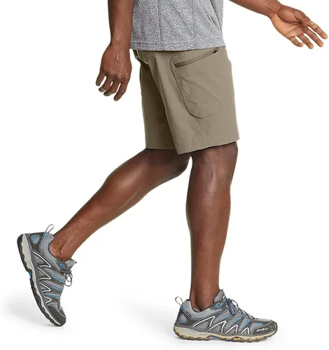 Vista 3 de Eddie Bauer Pantalones cortos Rainier para hombre Caqui Claro 30