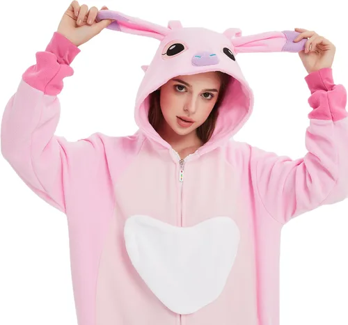 Vista 7 de MAJ&COS Animal Onesies Adult Pajamas Halloween Cosplay Costume Unisex Onesie for Women Men