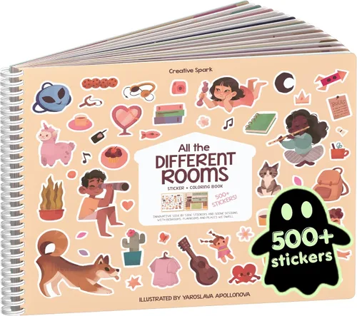 Vista 72 de Cupkin Libro de calcomanías de princesas para niños, un mundo mágico de Cupkin, artículos esenciales de viaje en avión para niños pequeños, más