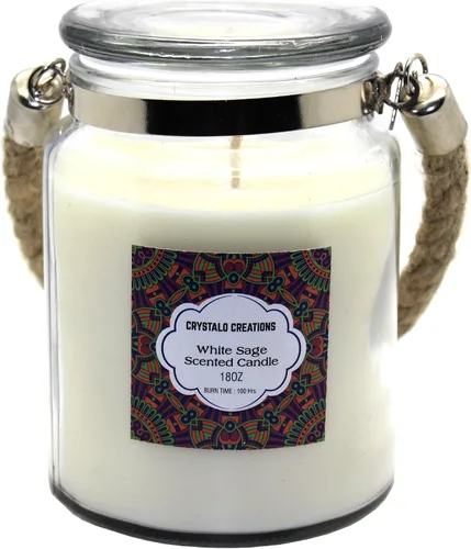 Vista 11 de Creations Dragon's Blood Vela perfumada con mango de cuerda, 18 onzas