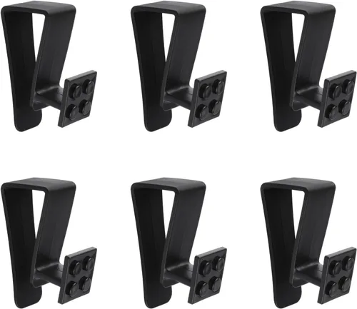 Vista 19 de Over Cabinet Door Hooks, 8Pcs Plastic Over Door Single Hooks Multi-Purpose Over The Cupboard Drawer Hooks Space-Saving Hanger Extender Clips Hooks