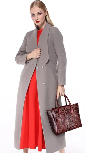 Vista 3 de PIJUSHI Bolsos de cocodrilo en relieve para señoras diseñador monederos asa superior bolsa de hombro paquete con pulsera cartera para mujer piel