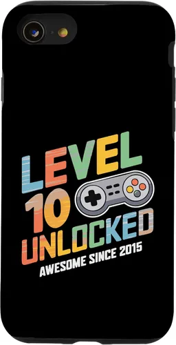 Vista 18 de iPhone 16 10 Unlocked Gamer 10th Birthday 2015 2025 gaming video ten Case