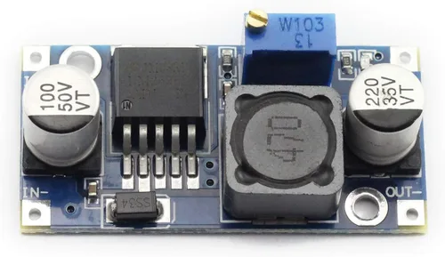 Vista 2 de 2 unids DC-DC Buck convertidor módulo de alimentación 3A ajustable reductor LM2596 Regulador de voltaje 24V a 12V 5V 3V