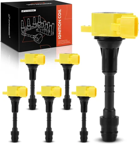 Vista 11 de A-Premium Juego de 6 paquetes de bobinas de encendido compatibles con Nissan Altima 2002-2006, Murano 2005-2008, Quest 2004-2009 3.5L, Frontier