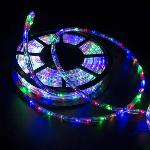 Vista 2 de Diophros - Tira de luces LED para interiores o exteriores, tira de iluminación impermeable, decoración de patio trasero, jardín y fiestas