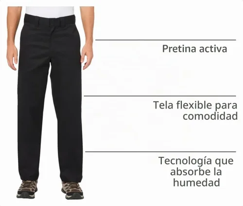 Vista 4 de Dickies Pantalones de trabajo 874® Flex para hombre Negro