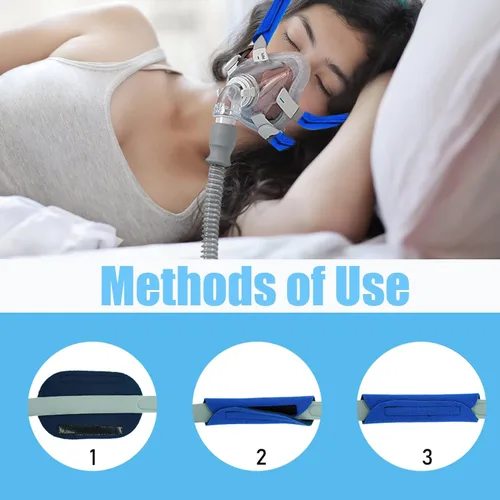 Vista 4 de Paquete de 8 fundas de correa CPAP, fundas de correa CPAP cómodas, fundas de correa CPAP, fundas para correa de protección CPAP, compatibles