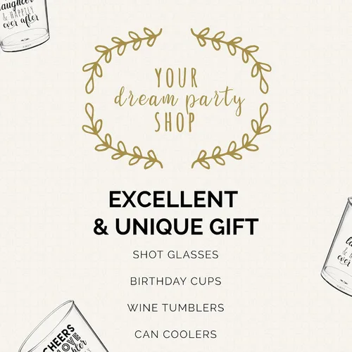 Vista 9 de Vasos de chupito de boda – Cheers to Love Laughter and Happily Ever After Vasos de chupito a granel paquete de 100 – 2 onzas desechables regalos