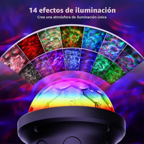 Vista 3 de OnBeam Solar Bug Zapper Outdoor, 4500V Fly Zapper with Projector Lights Azul (Space Blue)