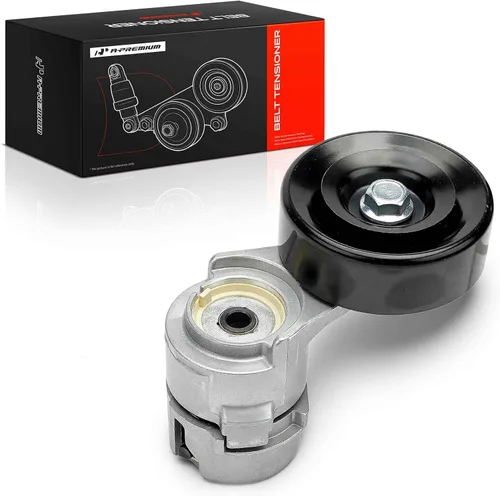 Vista 12 de A-Premium Conjunto de tensor de correa con polea Compatible con Hyundai Sonata 1999-2005, Santa Fe 2001-2006, Tiburon 2003-2008, Tucson y Kia