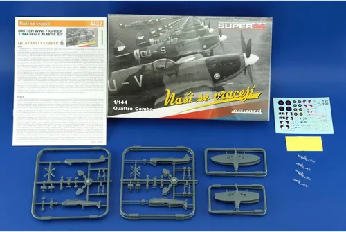Vista 2 de Eduard Models Spitfire Super 44 Dual Combo Modelo Kit (escala 1/144)