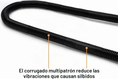 Vista 2 de Stanbroil Kit Conector de Línea de Gas Flexible sin Silbato de 3/8" X 12" para Hoguera de Gas Natural o LP y Chimenea