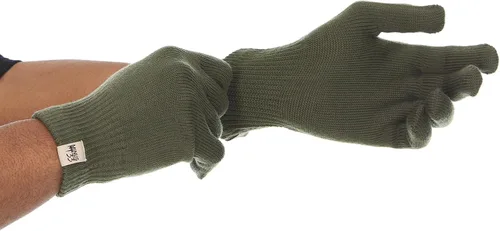 Vista 3 de Minus33 Merino Wool, guantes de lana, con revestimiento, negros