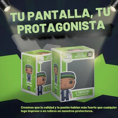 Vista 7 de EcoTEK Protectors Vitrina para figuras de 4" suave cristal transparente