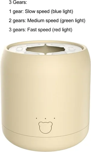 Vista 7 de Mezclador de biberones para bebés, coctelera eléctrica automática para biberones para bebés, con carga USB, manos para evitar la hinchazón