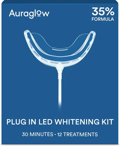 Vista 9 de Kit blanqueador de dientes, luz de LED, peróxido de carbamida del 35 %, (2) jeringuillas del gel 0.17 onzas líquidas, bandeja