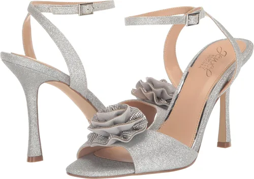 Vista 7 de Jewel Badgley Mischka Vida Rosette Peep Stiletto
