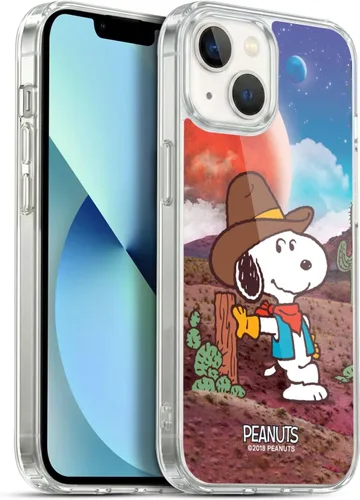 Vista 66 de Head Case Designs Funda de gel con licencia oficial de Peanuts Nebula Cactus Needles Snoopy Space Cowboy [protección de grado militar] compatible