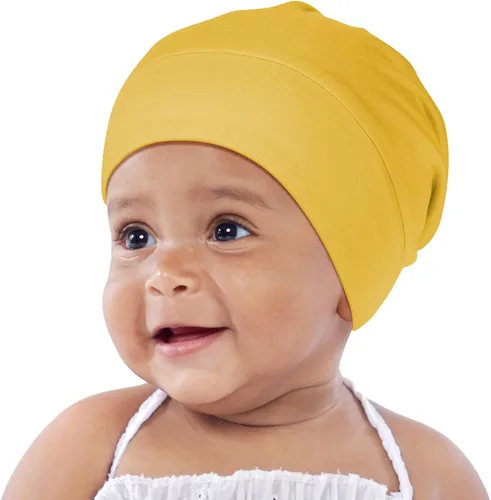Vista 8 de OLESILK Gorro de Seda para Bebé de 0-6 Meses - Gorro de Cabello para Niños Pequeños de Seda de Morera 100%, Gorro de Noche Ajustable para Dormir