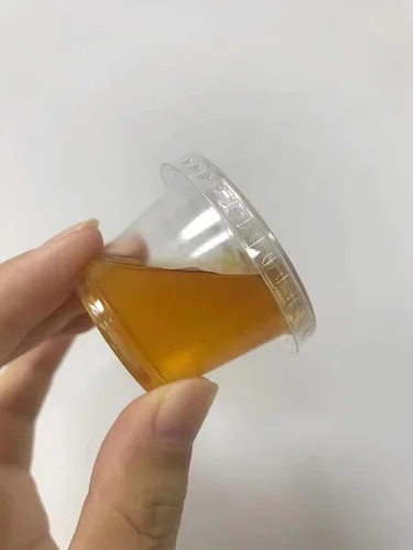Vista 6 de TashiBox 200 juegos de vasos de gelatina de 1 onza con tapas, vasos de plástico para porciones de soufflé con tapas, transparentes